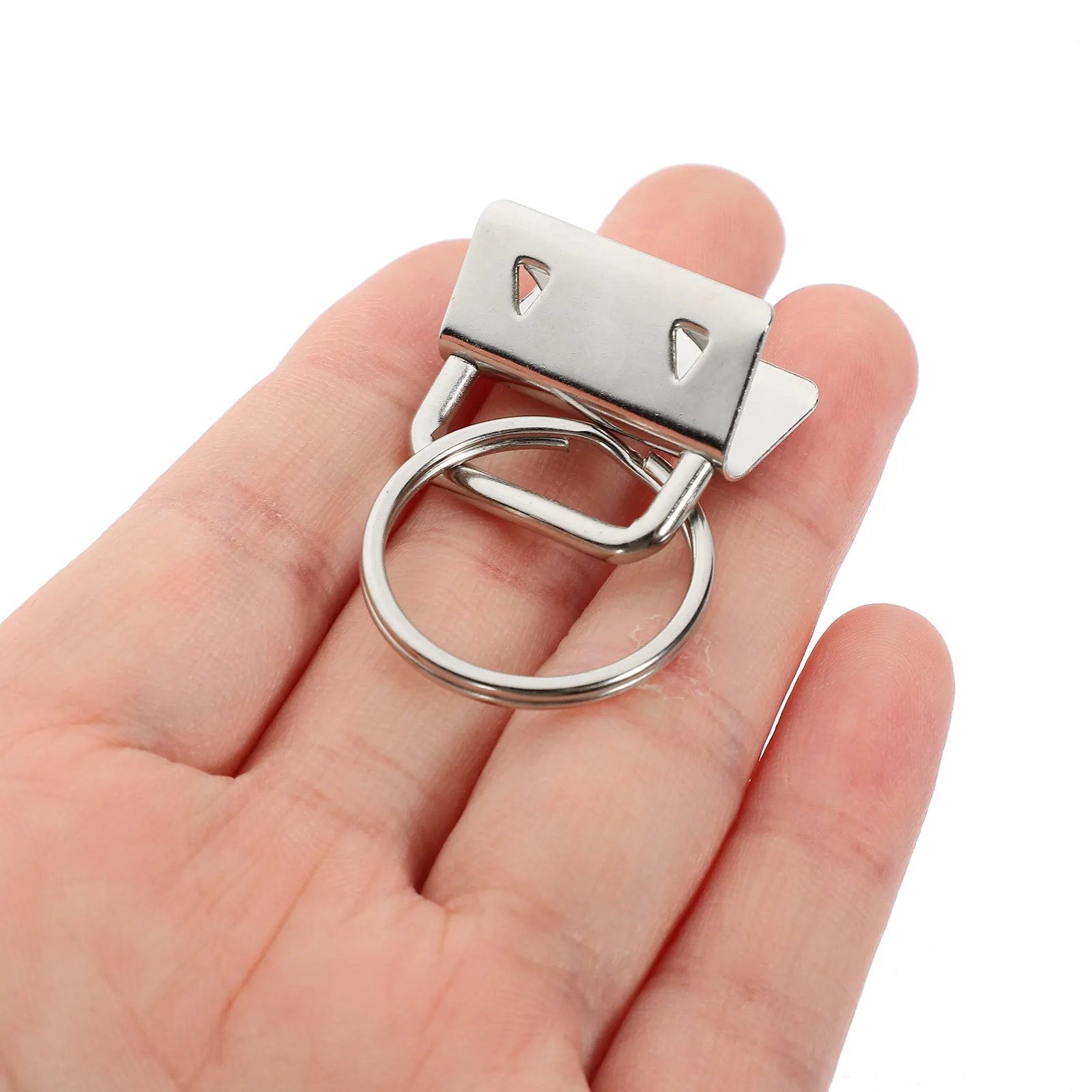 

Набор из 40 прочных железных брелоков-ключниц для изготовления брелоков, аксессуаров для сумок, ремешков, шнурков, фиксаторов для тесьмы, DIY-аксессуаров