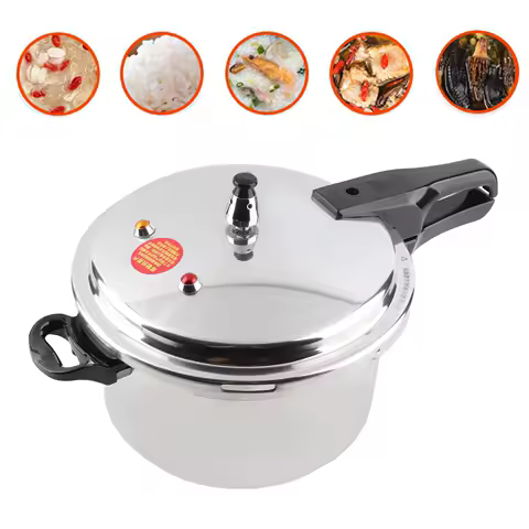 Aluminium Alloy Pressure Cooker Explosion Proof Large Capacity Pressure Canning Pot Cooker