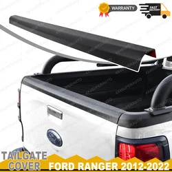 Tailgate Cover Trim for Ford Ranger 2012-2022 PX PX2 PX3 XLT T6 T7 T8 XLS Matte Black Rail Guard Protector Car Accessories