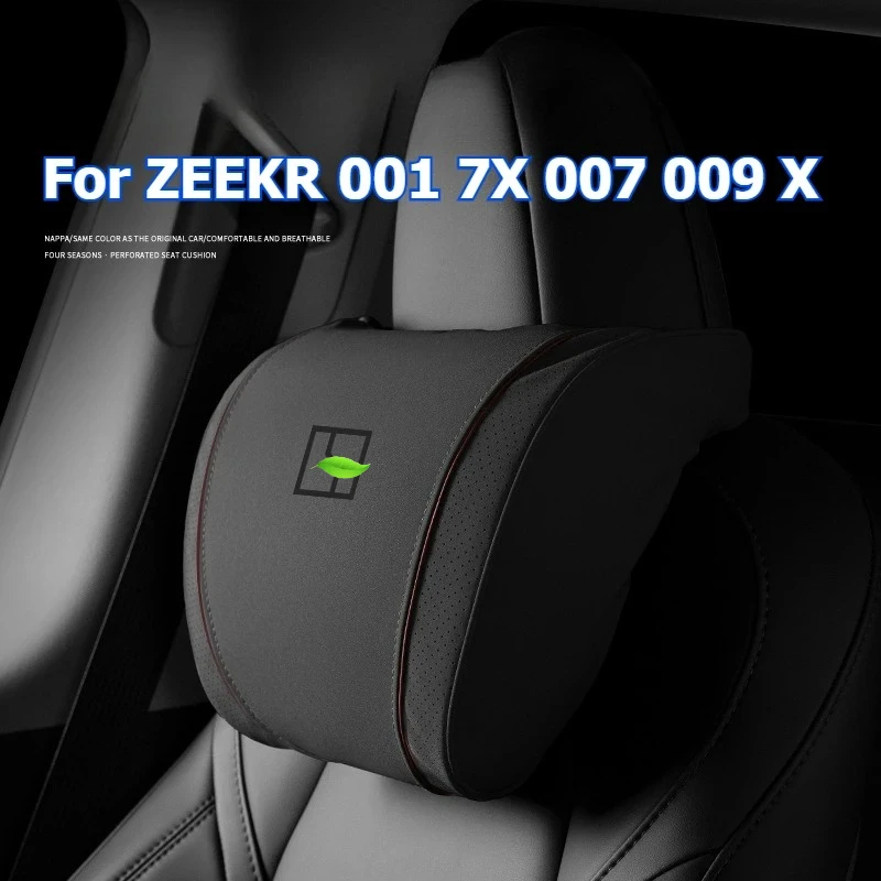 

‌ Для ZEEKR 001 7X 007 009 X автомобильный подголовник, замшевая кожаная подушка для шеи автомобиля, подголовник сиденья, поясничная подушка, аксессуары для интерьера