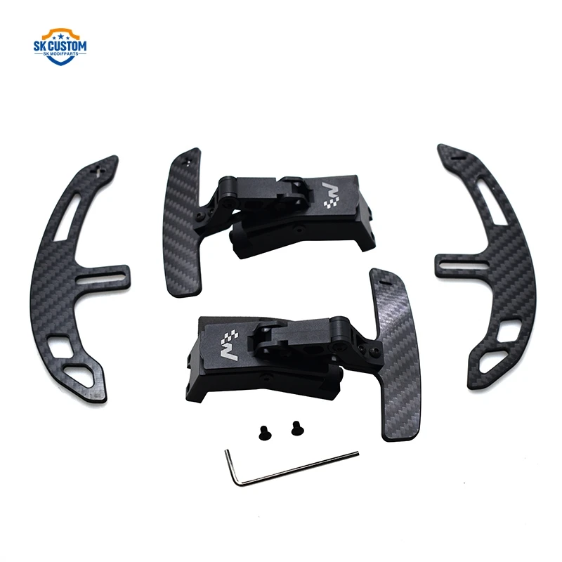 

Real Carbon Fiber Magnetic Paddle Shifter for Porsche 992 Panamera 971 Macan Steering Wheel Shift Paddles Extended