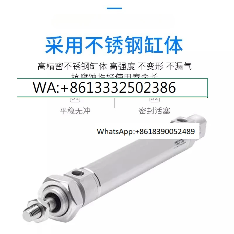 

Single Action Mini Cylinder ESNU/ESN 8-10-12 16-20 32 40 10 50 PPV A MA