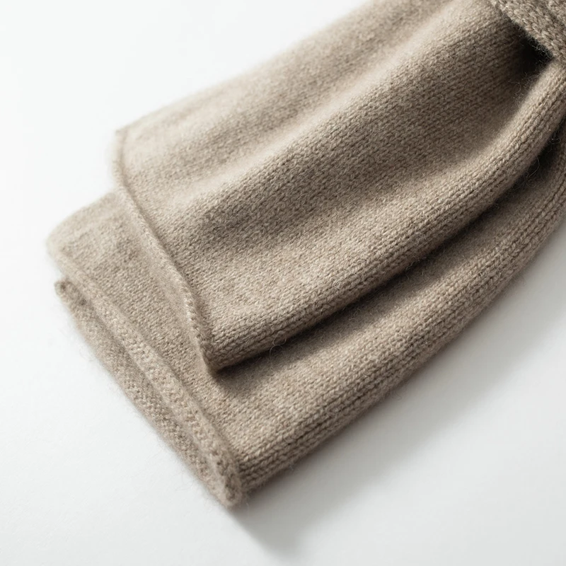 MERRILAMB Women Cashmere Scarves Lady Winter Thicken Warmer Soft Ring Scarf Pashmina Female Solid Cashmere Knitted Long Scarf