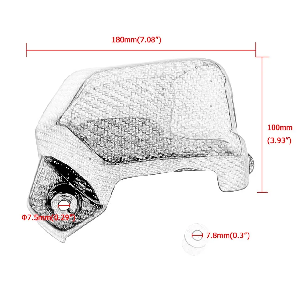 Real Carbon Fiber Frame Middle Column Guard Cover Trim Protector Shell For YAMAHA T-MAX 560 530 2017-2020 Motorcycle Accessories