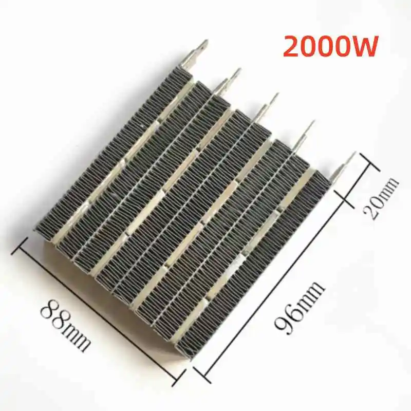 1Pcs Electric Fan Heater Parts PTC heating element ceramic heating fins plate 220-230V 1500W 1800W 2000W 3000W