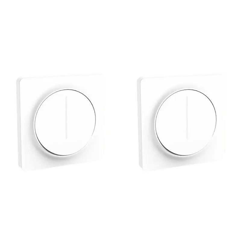 2X Tuya Smart Wifi Dimmer Light Switch,Touch Dimming Panel Wall Switch 100-240V,Works For Alexa Google Home