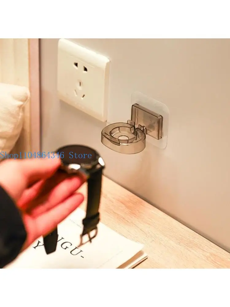 

652F Secure Wall Mounted Charging Holder Bracket for Watch with Scratch Protections