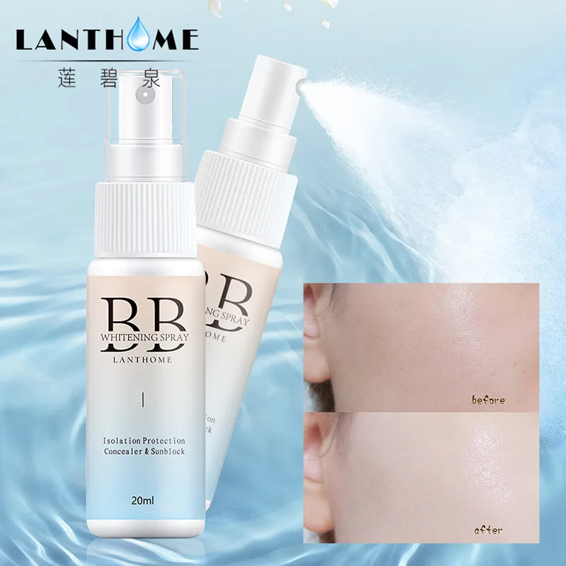 Whitening Hydraterende Basis Spray BB Cream Concealer Fleuren Gezicht Schoonheid Huidverzorging Foundation Make-up 20ml Cosmetica