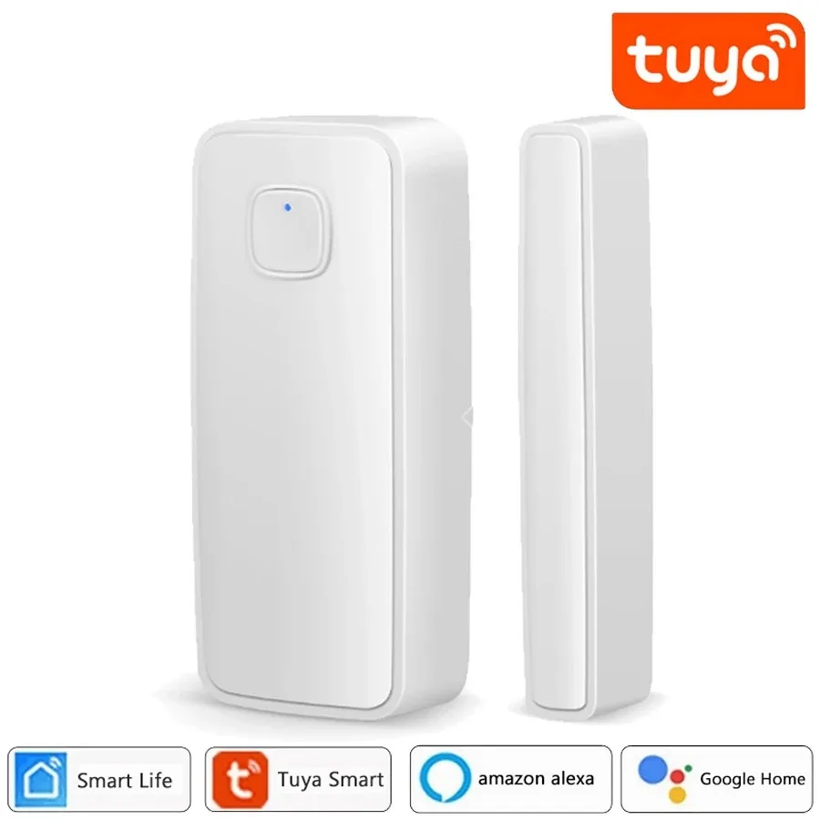 Imagem -06 - Tuya Casa Inteligente Alto wi fi Sensor de Porta Detectores Abertos Proteção de Segurança Sistema de Alarme Segurança em Casa Alerta Alarme de Segurança