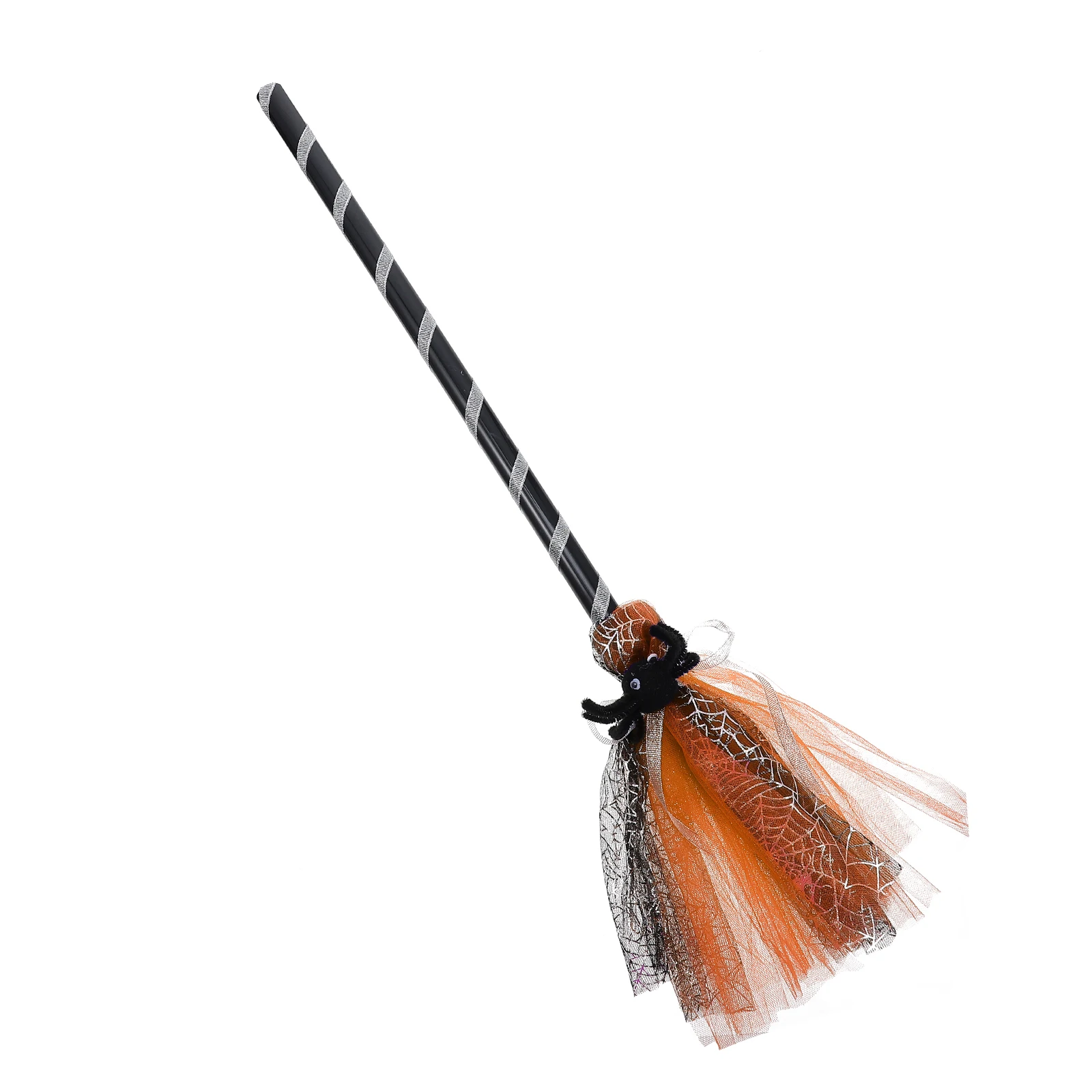 

Witch Broom Halloween Prop Plastic Small Costume Party Supplies Adult Kids Decorations Safe Exquisite BroomstickHaunted