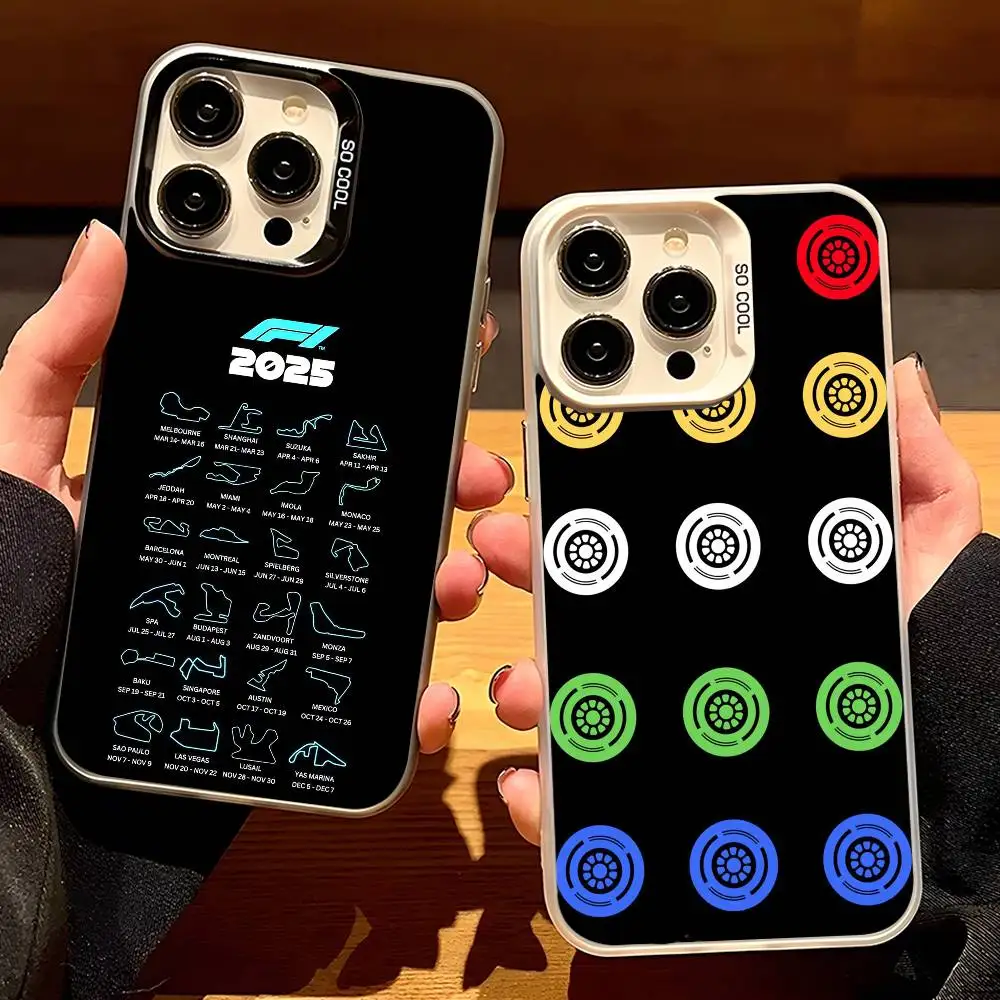 F1 Race T-CTracks-الدوائر 2025 جراب هاتف لابل 11 12 13 14 15 16Pro Max Plus حماية تصفيح جراب هاتف متقدم #1