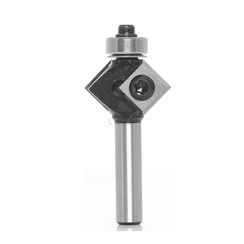 1Pc Hoek Rond Over Router Bit Schuine Hoek Invoegen Carbide Frees Met Lager Voor Hout Houtbewerking Gereedschap Router Bits