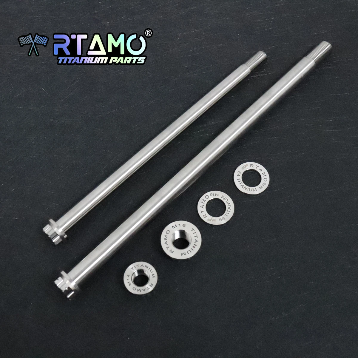 RTAMO TItanium Alloy Axle Front and Rear Wheel Shaft for Yamaha YZF-R3 MT03