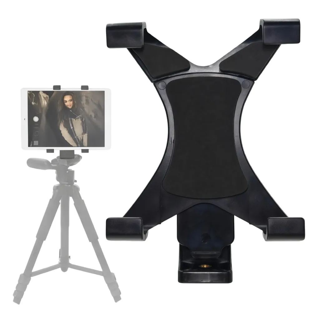 Tablet Tripod Mount Clamp Universal With 1/4