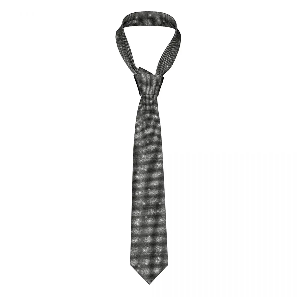 

Silver Glitter Tie Formula 1 F1 2021 2022 Motor Racing Ties Daily Wear Cravat Street Necktie Narrow.8cm Wide