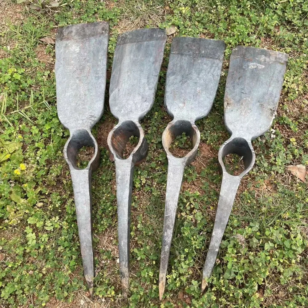 Geschmiedete landwirtschaftliche Hacken aus Manganstahl, Outdoor-Pflughacken, multifunktionale Spitzhacke, Grabhacke, Garten-Handwerkzeuge – Detail 4