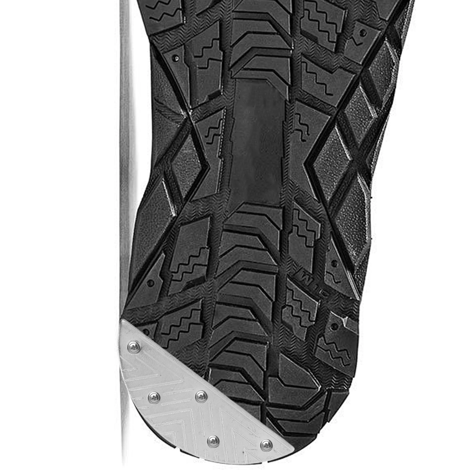 1쌍 금속 내마모성 힐 플레이트 밑창 수리 키트 및 나사, 남성용 부츠 하프문 힐 수리 플레이트용 신발 힐 가드 패드