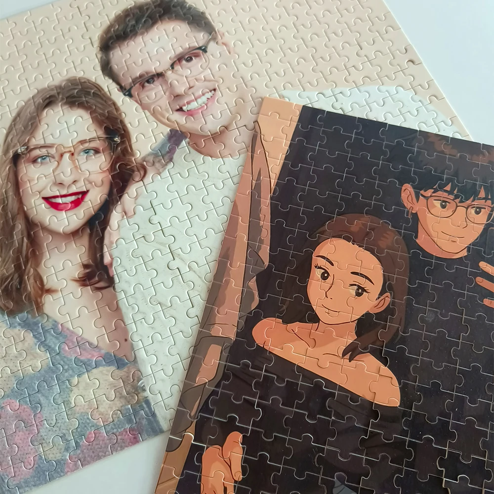 Custom Framed Wooden Puzzles, Personalized Gift Idea