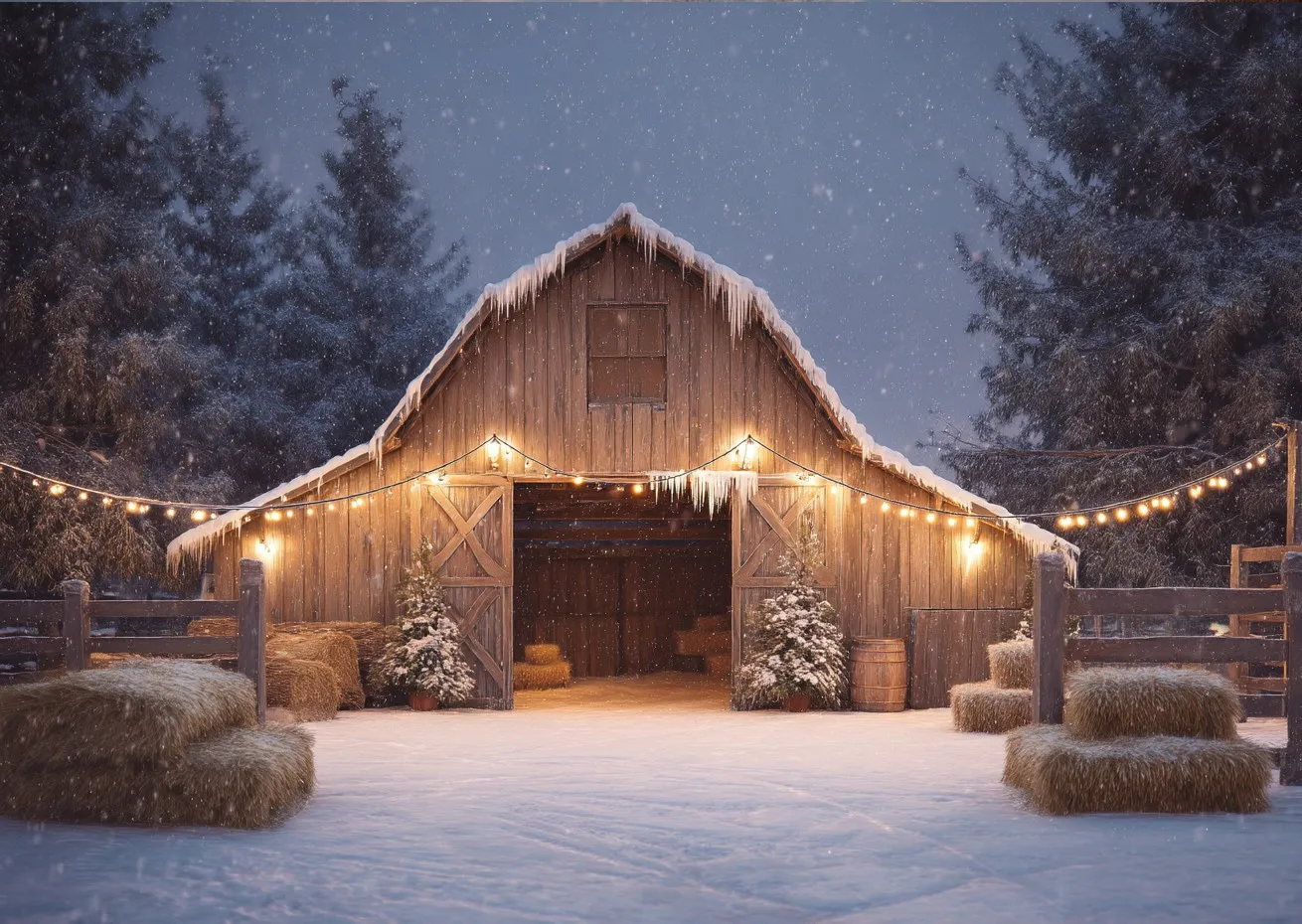 Rustic Barn Christm…