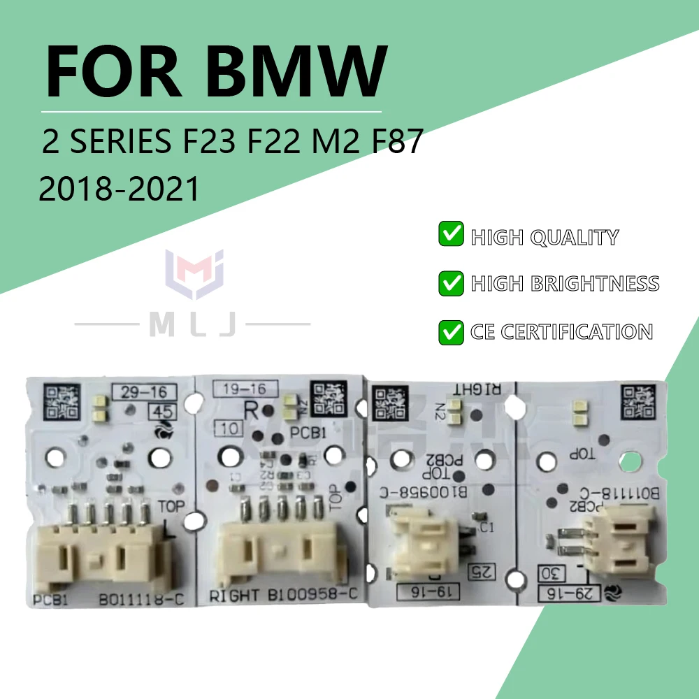 

For BMW 2 Series F23 F22 M2 F87 2018-2021 LCI LED Headlight Boards White Angel Eyes Daytime Running Lights Car Accessories