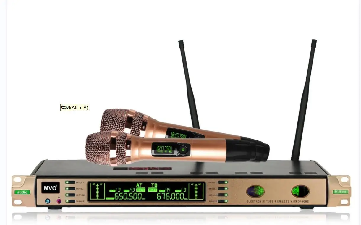 Electronic Tube Wireless Microphone M-18 For multi-function hall,home theater,small and medium-sized performance occasions