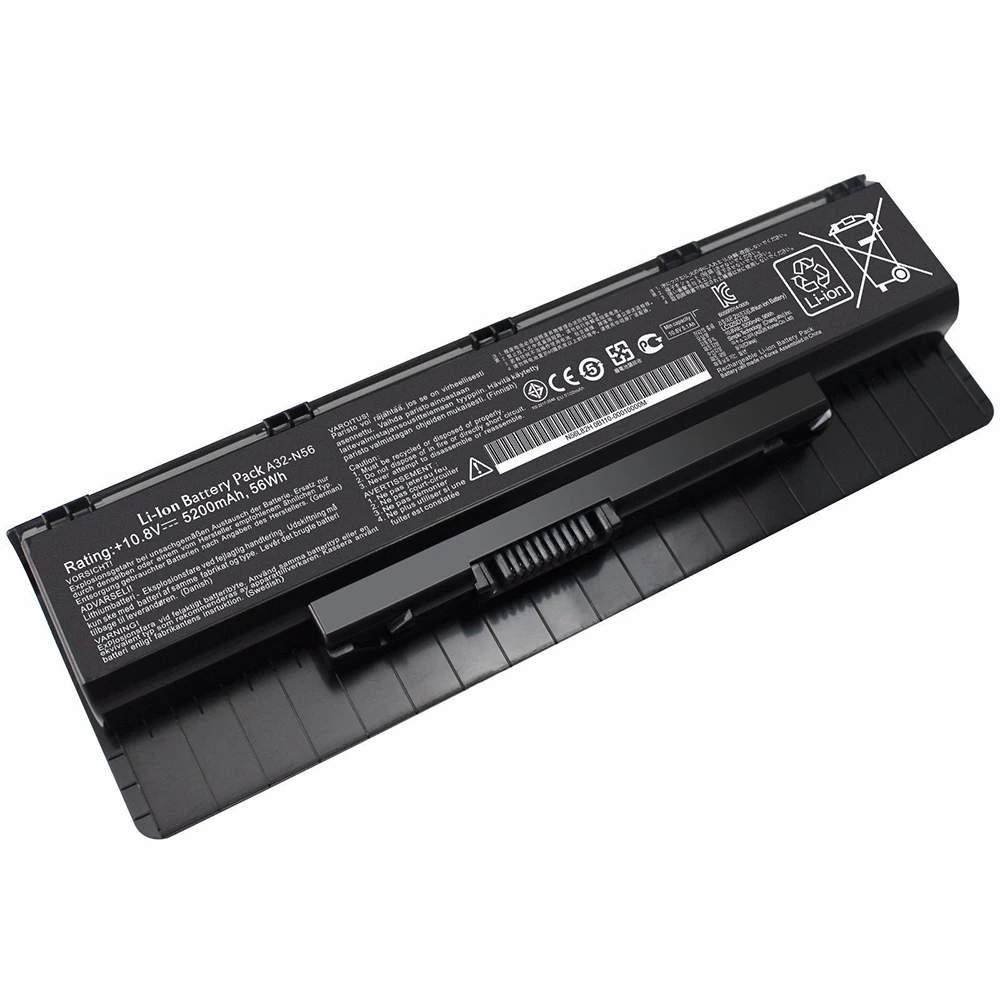 Imagem -05 - Bateria do Portátil para Asus 10.8v 5200mah N46 N76 R401vb R501vb R701vb G56jk G56jr Brandnew Original A32-n56