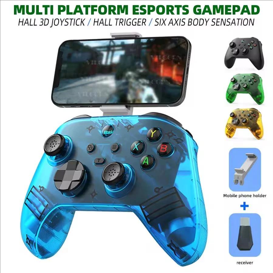 

Mobile Game Controller For Android ios Phone Wireless Gamepad with Hall Effect Joystick Support XGP & PC & Steam Game