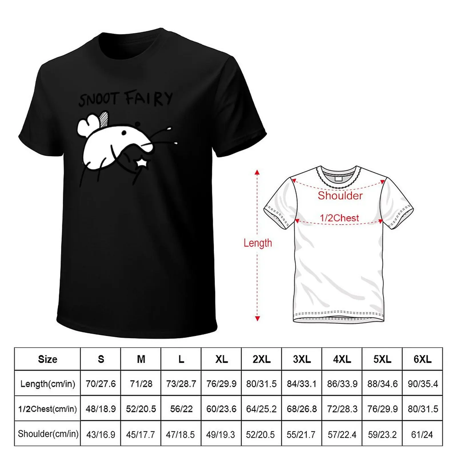 Snoot Fairy Weevil T-Shirt Big Size Simple T-Shirt