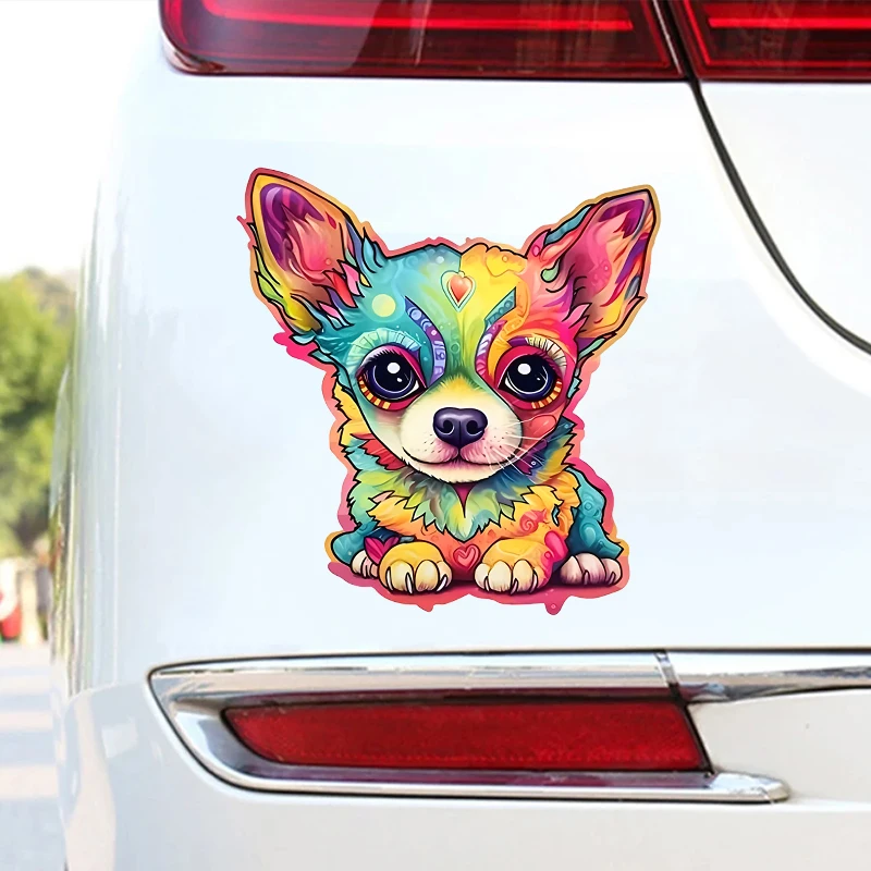 Chihuahua Dog Decal Sticker, Add Some Fun To Your Car With These Adorable Chihuahua Stickers!