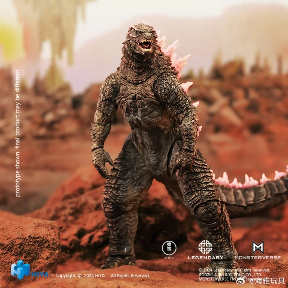 Hiya Toys Godzilla تطورت Ver عمل الشكل Godzilla مقابل كونغ الإمبراطورية الجديدة أنيمي الشكل 18 سنتيمتر تمثال جمع لعبة مجسمة دمية هدية