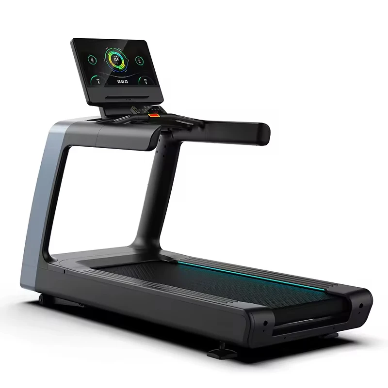 

2025 Best Commercial Treadmill Running Machine With LED Screen Capacitance For Bodybuilding Gym Equipment