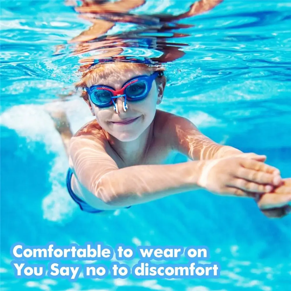 

Нескользящий зажим для носа для плавания, силиконовые водонепроницаемые затычки для носа (возка 7+), зажим для носа для плавания для взрослых