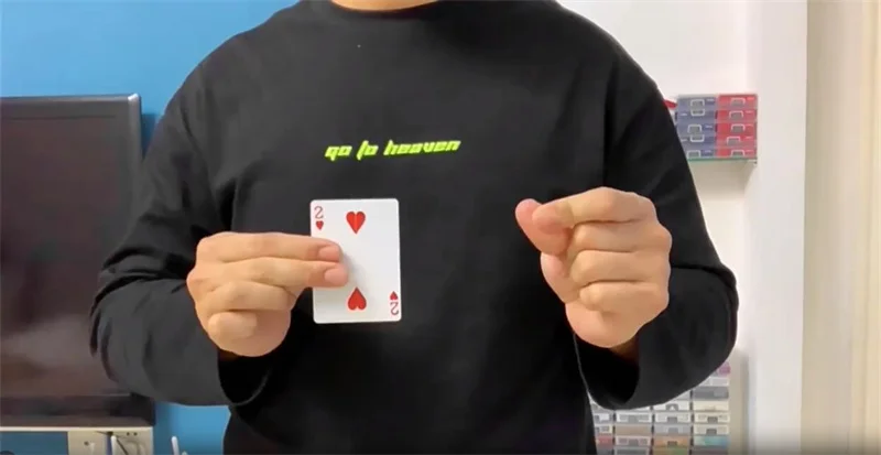 Flash 2 of Hearts by J.C Magic Tricks 2 Hearts Appearing On Blank Card Magia Close Up Street Illusions Gimmicks Mentalism Props