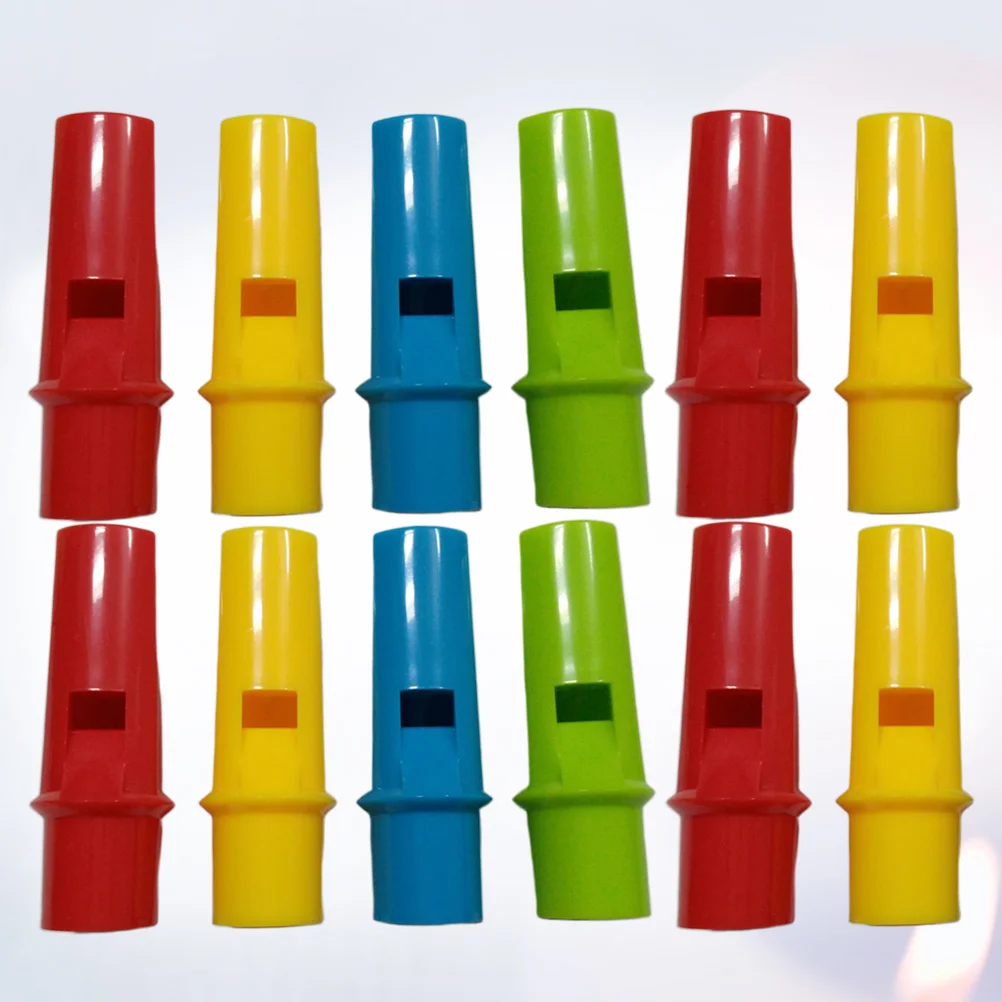 12 Pcs Pan Flute Chinese Kids Whistle Party Favors for Water Bath Toy DIY Flutes Toys Whistles Music Instrument Cylinder