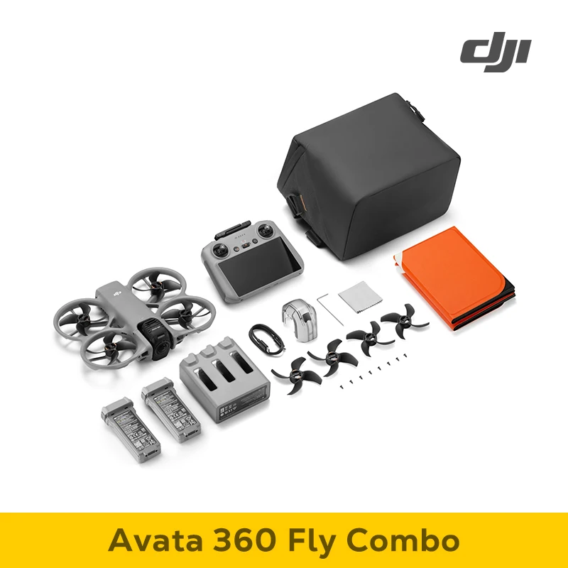 Nouveau drone DJI Avata 360 avec capteur 1 pouce, drone panoramique 8K HDR, mode objectif unique 4K, portée de 20 km, transmission 4G améliorée, FPV