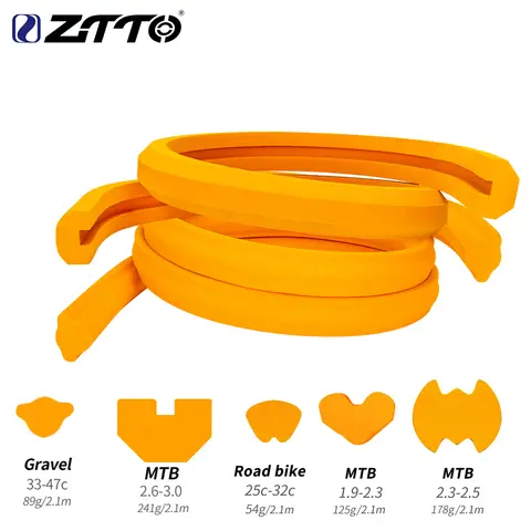 ZTTO MTB Tire Insert ZTTO MTB Road Bike Tubeless Tire Inserts Pad 700c 27.5 29 Bicycle Tyre Air Insert Liner Foam Tape 25c 28c 32c 26 1.9 2.2 2.3 2.5