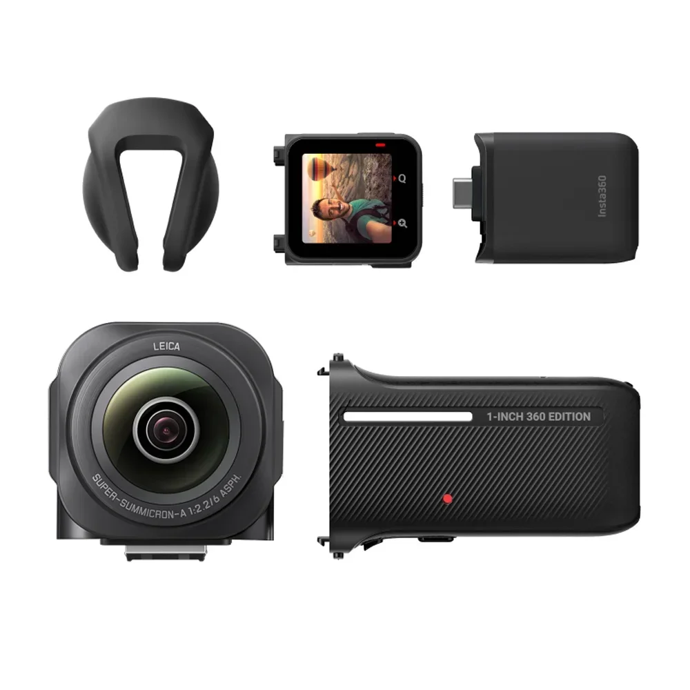 【セール中】6K 360 ° パノラマビデオ 21MP 写真 FlowState 手ブレ補正 IPX3 防水 Insta360 ONE RS 1インチ 360 エディション アクションカメラ