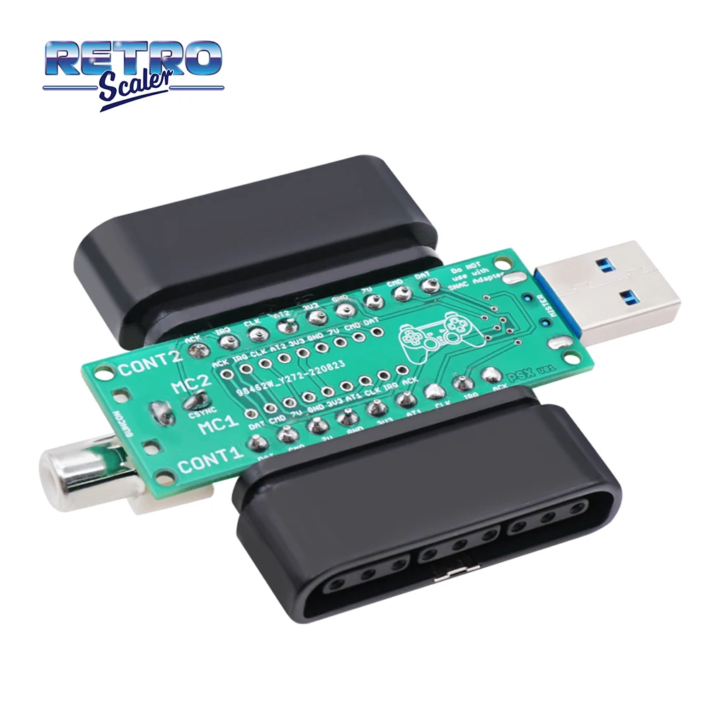 RetroScaler USB 3.0 SNAC Playstation PSX Bộ Điều Khiển Chuyển Đổi Nguồn Cho DE10-Nano MiSTerFPGA Thương IO Ban