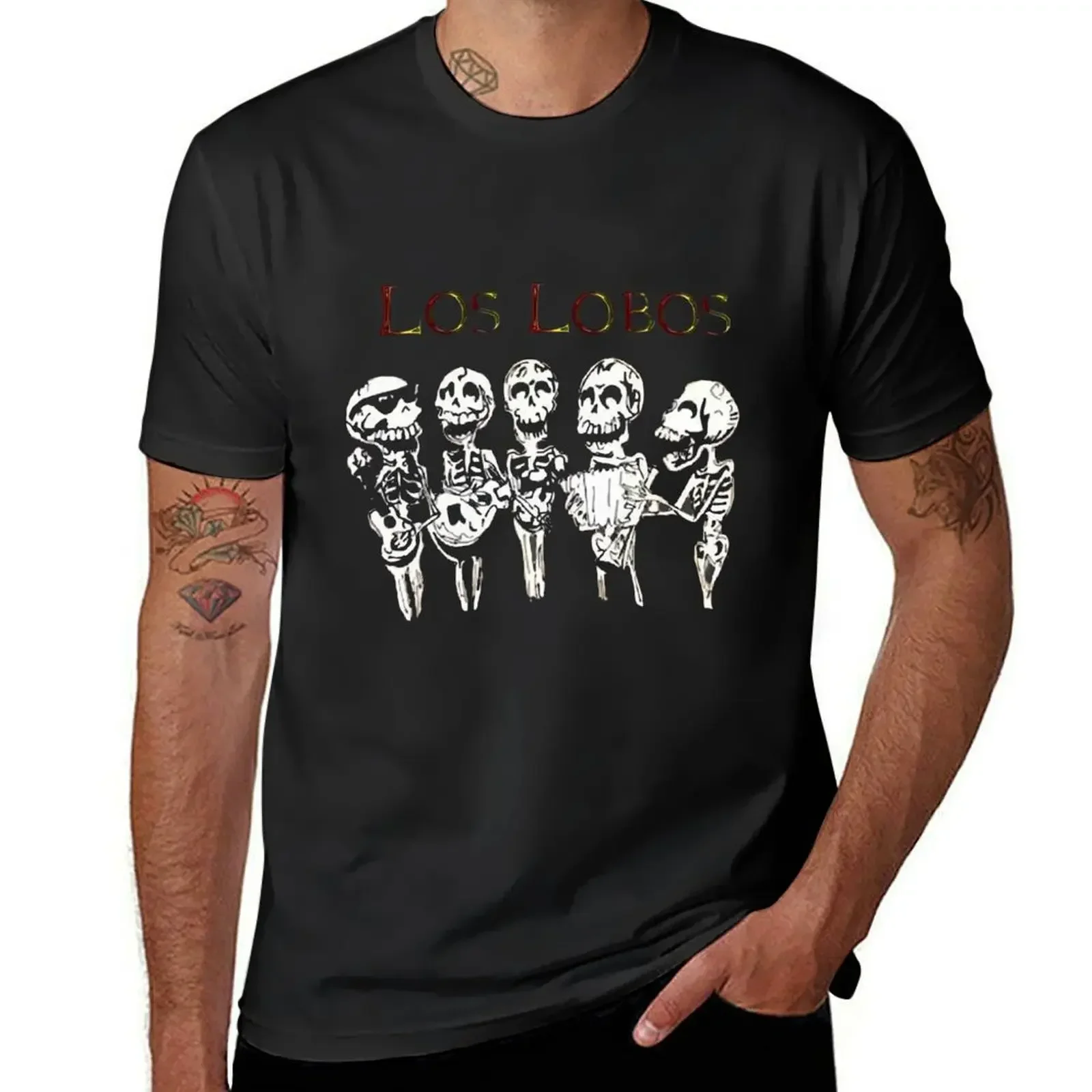 

Matta Los Lobos Men T-Shirt Aesthetic clothing Short sleeve tee mens cotton t shirts