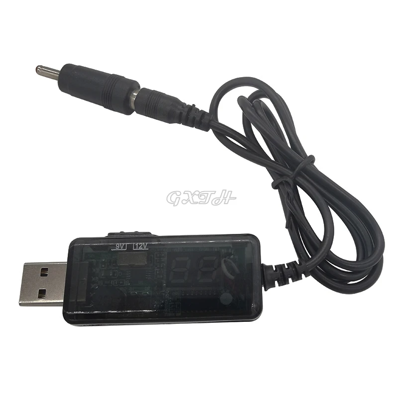 USB повышающий преобразователь DC5V в 9V 12V USB повышающий преобразователь кабель 3,5x1,35 мм разъем для источника питания зарядное устройство преобразователь мощности