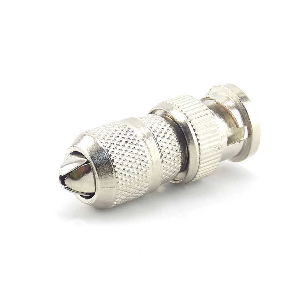 2pcs BNC Connector Male Coax Cabling for CCTV Camera Security System Surveillance System BNC Connector Adapter C4