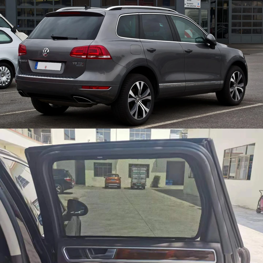 

For Volkswagen VW TOUAREG 7P 2011-2018 Magnetic Car SunShade Shield Front Windshield Curtain Rear Side Baby Window Sun shade