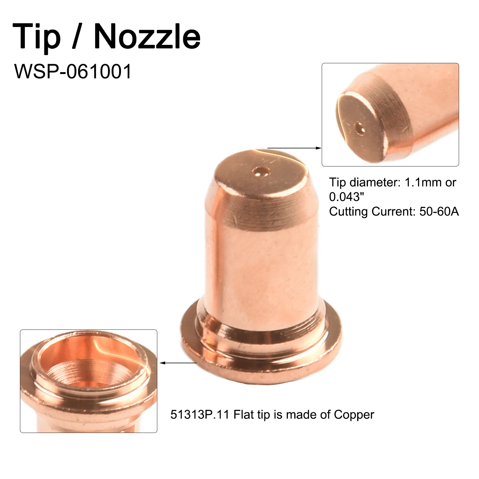 

Усовершенствованный комплект из 13 шт., грузовой титановый плазменный наконечник, 65 фонарей TI PC65 iPT 65 58895, компоненты, надежная работа