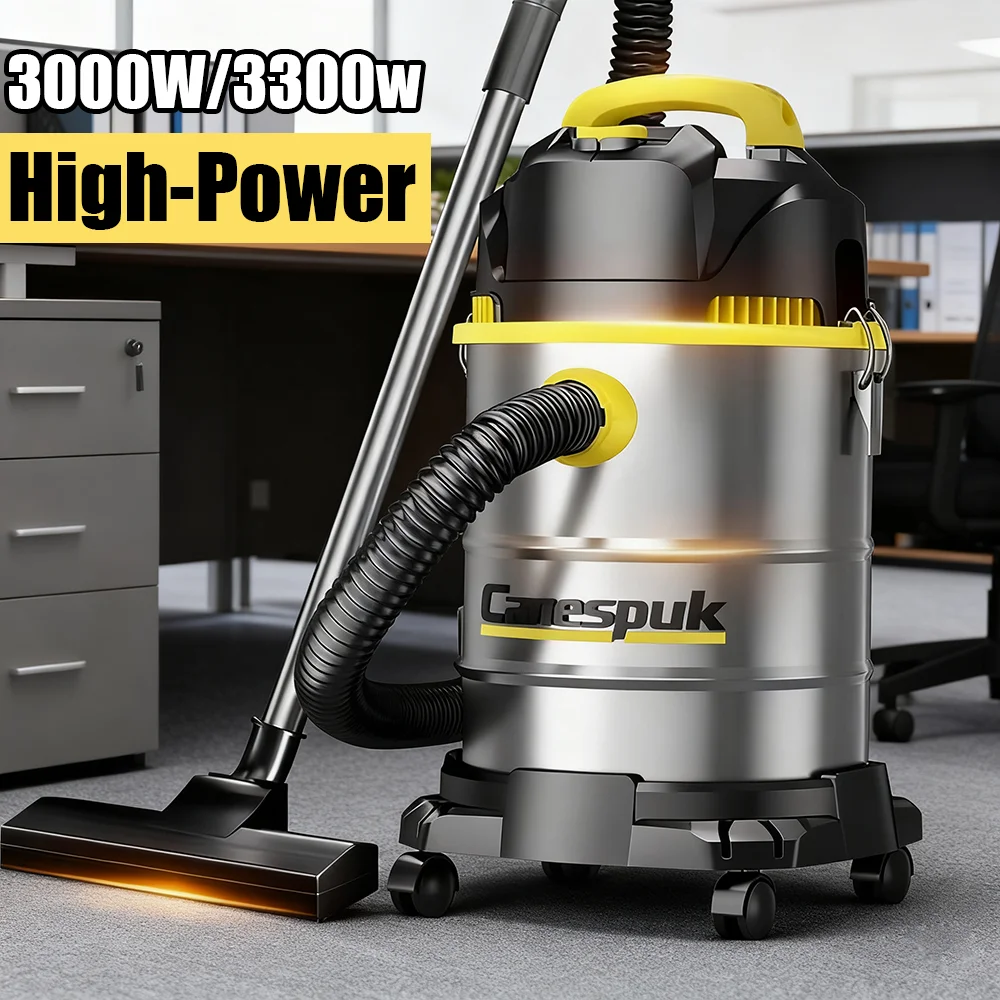 Multifunctionele krachtige stofzuiger voor commercieel gebruik in de auto, nat en droog stofafscheider, machinewinkel, vacuümemmer