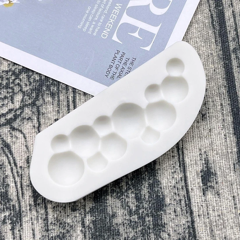 Perle Kreis Silikon Sugar Mold Harz Werkzeuge Cupcake Backform Fondant Kuchen Dekorieren Werkzeuge – Detail 5