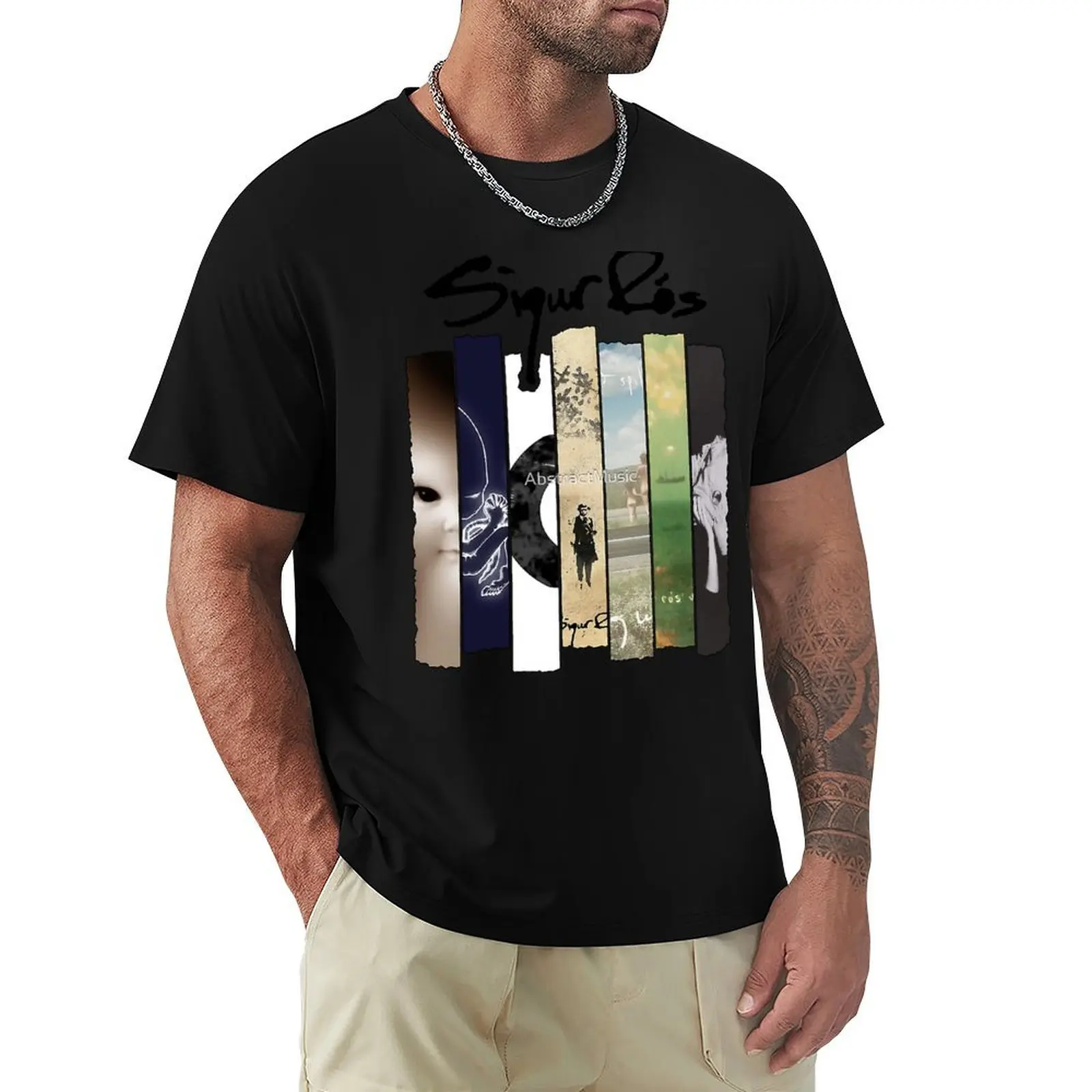Sigur Ros - Discography T-Shirt Creative Graphic Tee Shirt