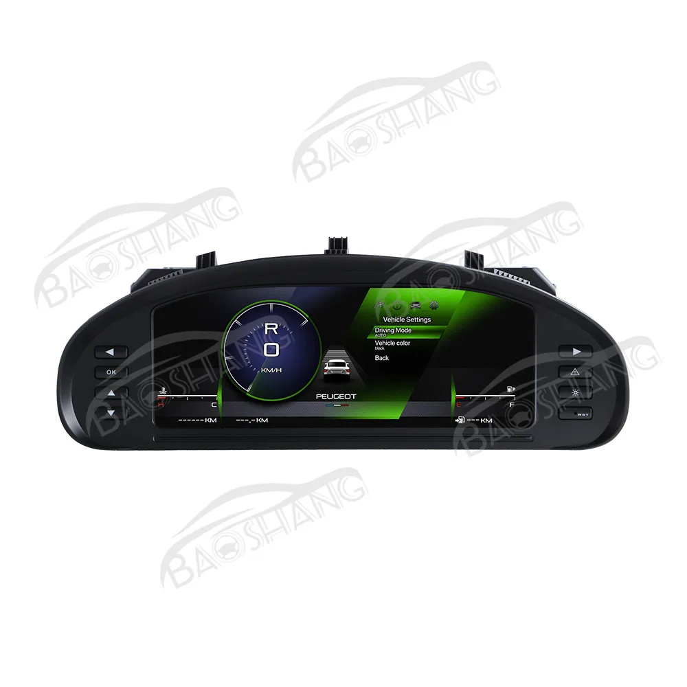 Auto-Upgrade 12,3 Zoll Digital Cluster Auto Tachometer LCD-Dashboard Linux System Instrument für 407 2004–2010