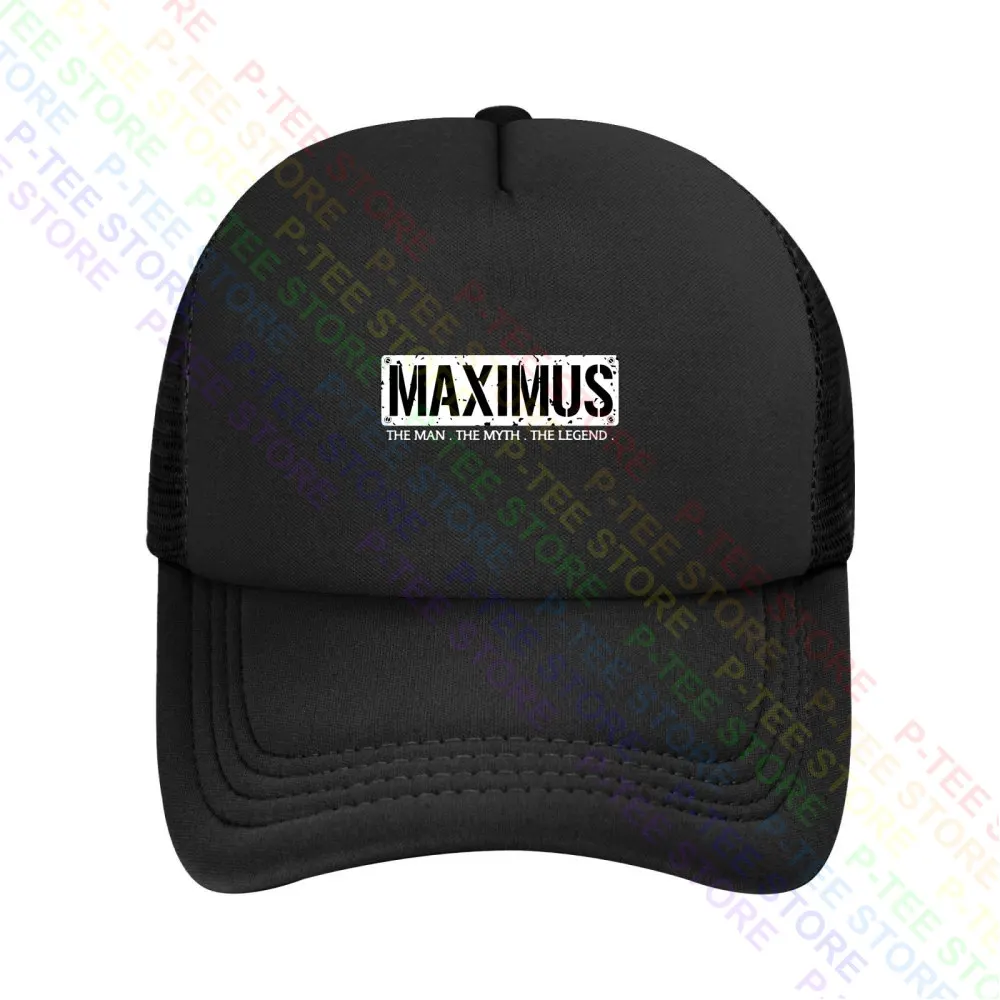 Maximus The Myth The Legend Grunge Baseball Cap Snapback Caps Knitted Bucket Hat