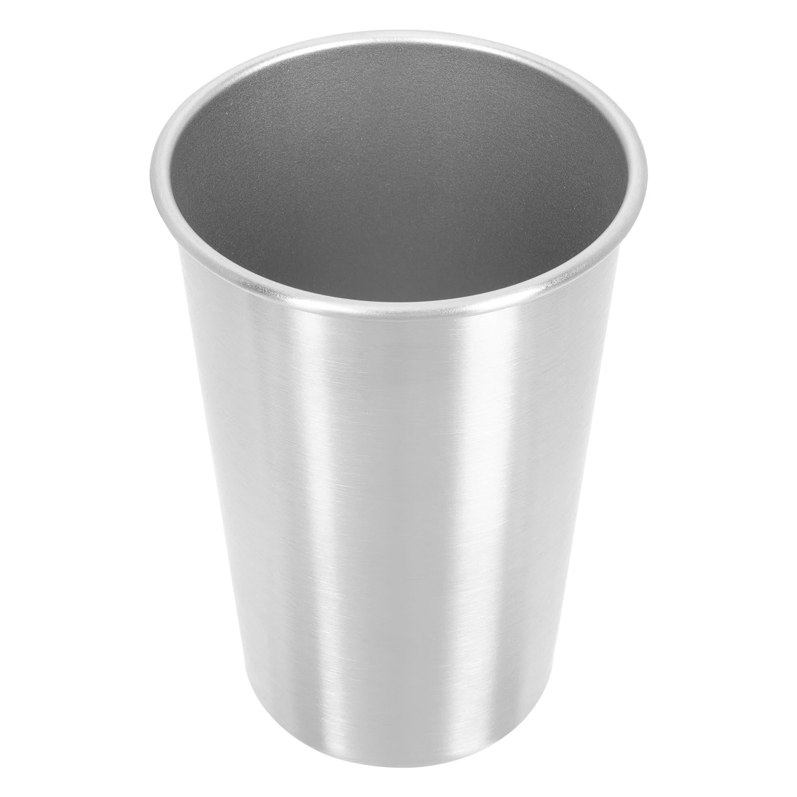 

Stainless Steel Water Cup Portable Beverage Mug Beer Coffee Glass Container Rinsing Drink Home Bar Kitchen Use