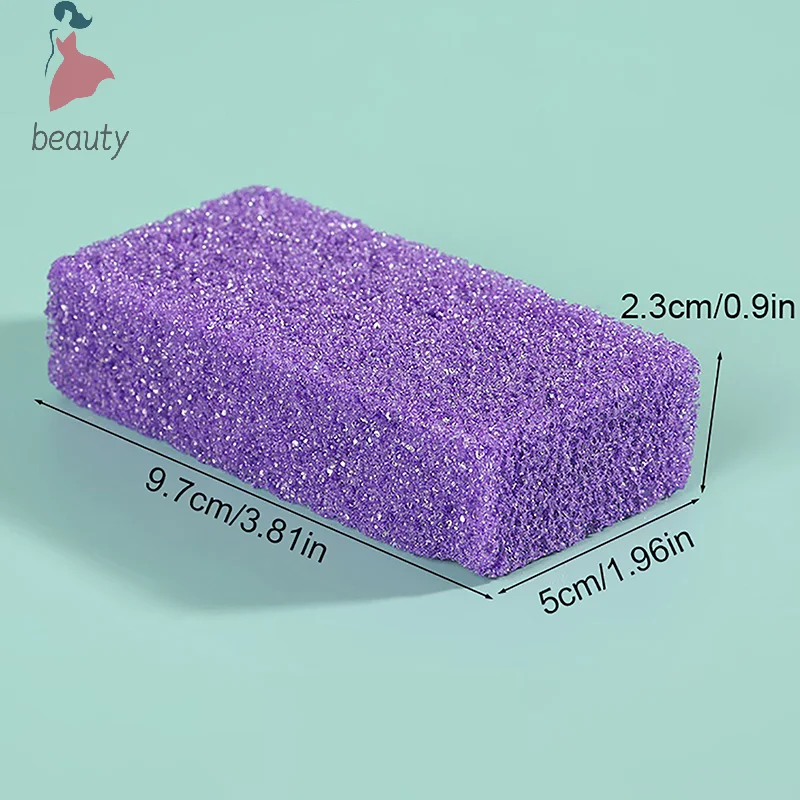 Exfoliate Feet Pedicure Handle Pumice Stone Scraper Foot File Dead Hard Rough Dry Skin Scrub Callus Remover Manual Cracked Heels